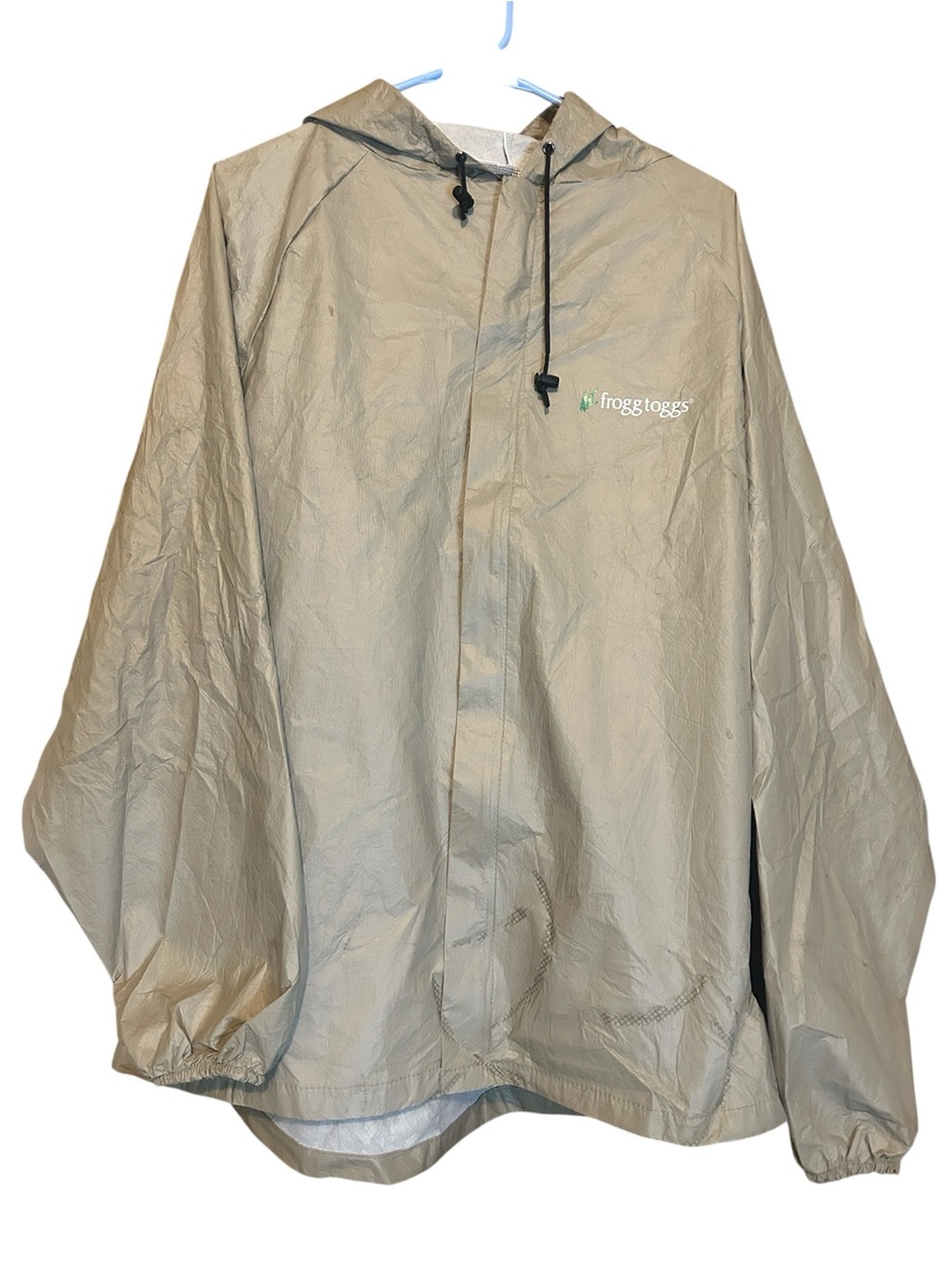 frogg toggs Lightweight Hooded Rain Poncho - Taupe